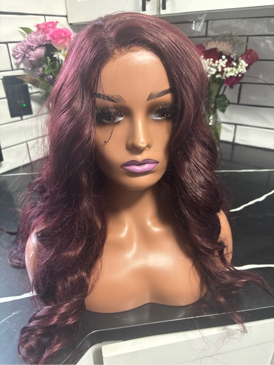 Other - Burgundy Wavy Lace Front Wig